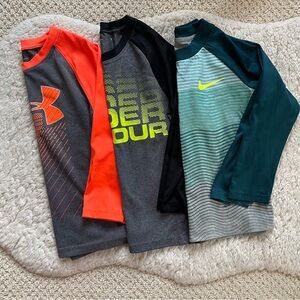 Set of 3 Long Sleeve Athletic Shirts